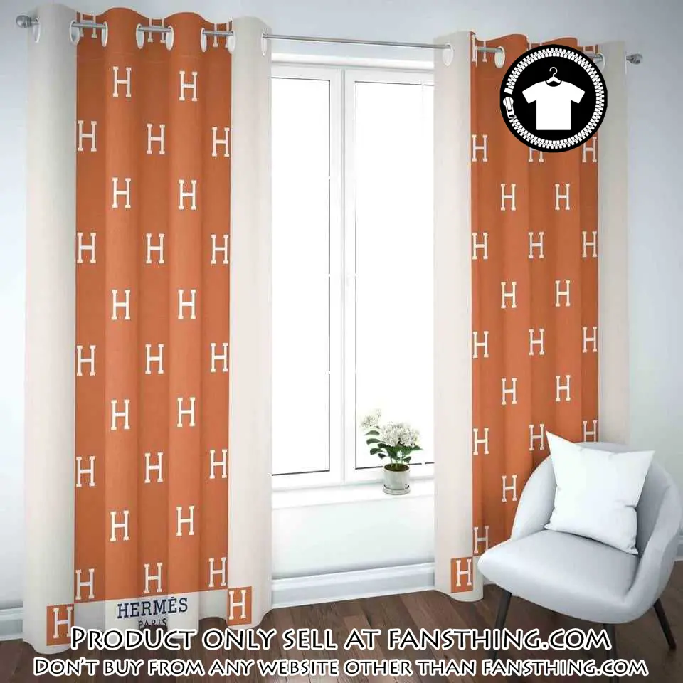 Hermes premium window curtains hot  set wc057 fst0036569